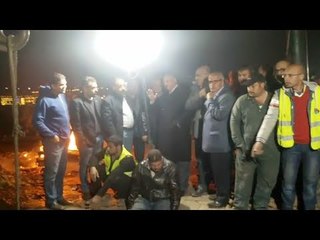 محافظ القاهرة يتابع آخر مراحل إصلاح كسر ماسورة مياه أمام مبنى ماسبيرو