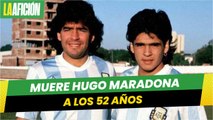 Muere Hugo Maradona, hermano menor de Diego Armando a los 52 años