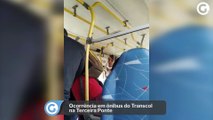 Ocorrência em ônibus do Transcol na Terceira Ponte