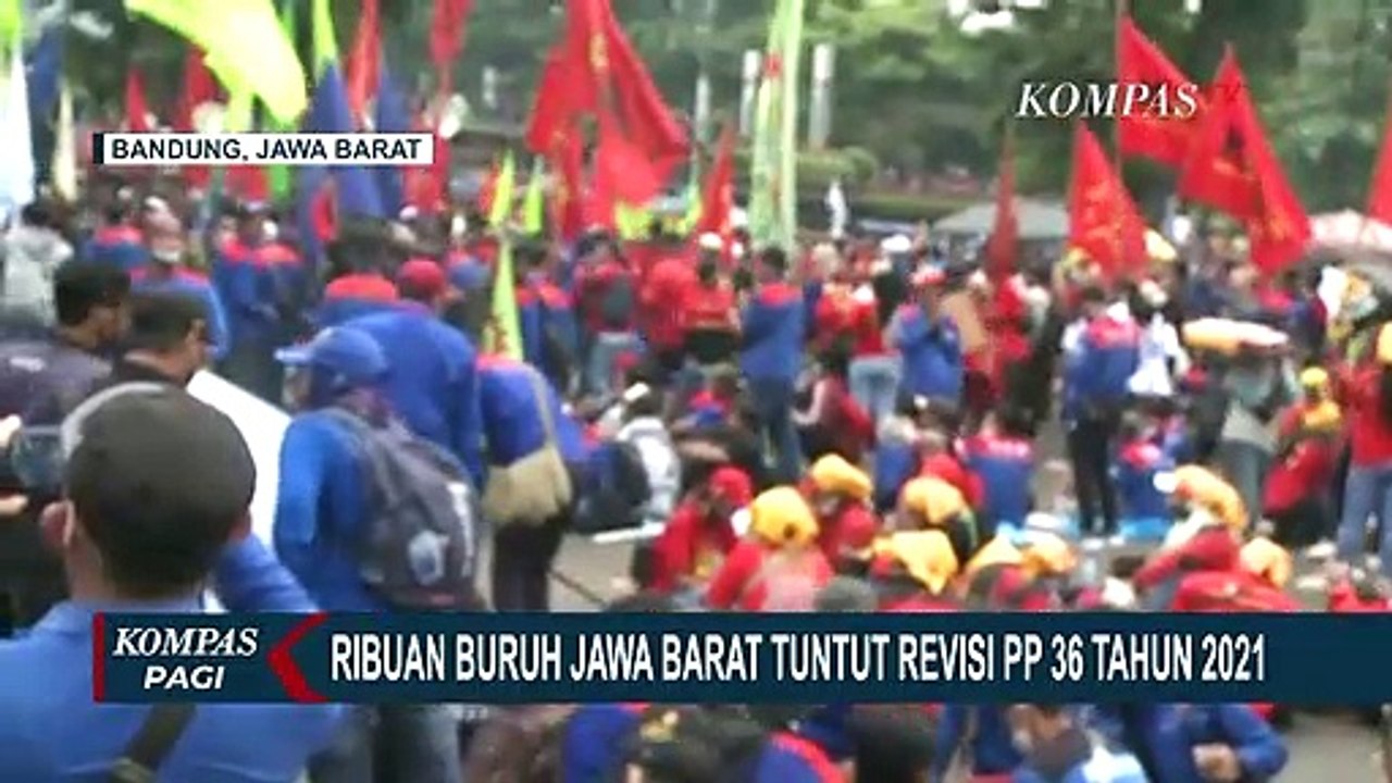Demo Buruh Tuntut Revisi Kenaikan UMK, Ridwan Kamil: Kami Tetap Patuh pada PP 36 Tahun 2021