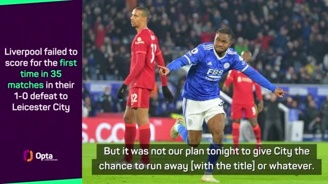 Klopp focused on cause of defeat, not gap between Man City