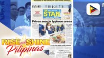HEADLINES: Nag-utos na ang Pangulong Duterte na arestuhin na ang mga hoarders sa typhoon hit areas
