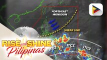 PTV INFO WEATHER: Northeast monsoon, nakakaapekto sa Luzon; shear line, nakakaapekto sa ilang bahagi ng bansa; ITCZ, nagpapa-ulan sa ilang bahagi ng Mindanao