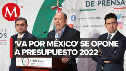 Diputados de Va por México presentan acción de inconstitucionalidad por Presupuesto 2022