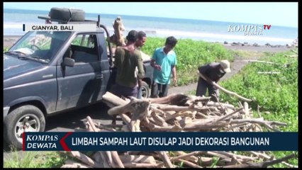 Limbah Sampah Laut Menjadi Dekorasi Unik