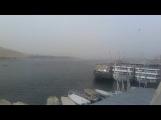 توقف حركة الملاحة النهرية للفنادق العائمة بأسوان لسوء الطقس