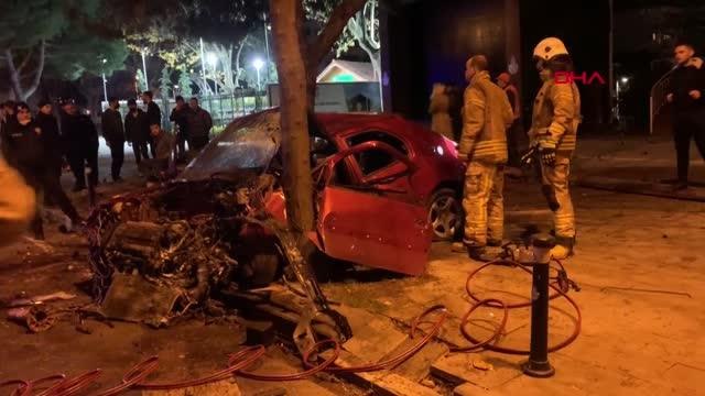 Son dakika haberleri! Bağdat Caddesi'nde kaza; 1 kişi otomobil içerisinde sıkıştı