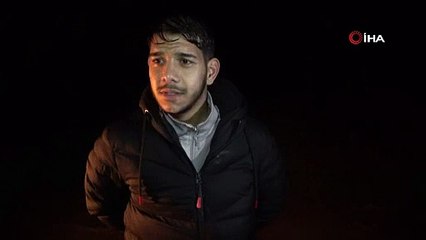 Kırklareli'nde dere taştı, otomobil akıntıya kapıldı