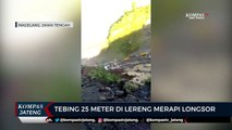 Tebing 25 Meter di Lereng Merapi Longsor