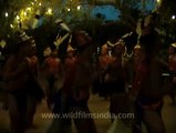 Wancho tribal of Arunachal dancing at the Ozele Festival
