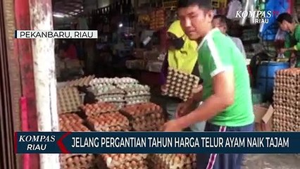 Jelang Pergantian Tahun Harga Telur Ayam Naik Tajam