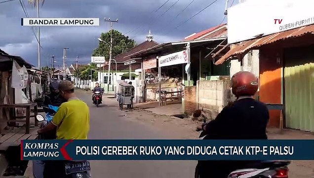 Polisi Gerebek Ruko yang Diduga Cetak El-KTP Palsu