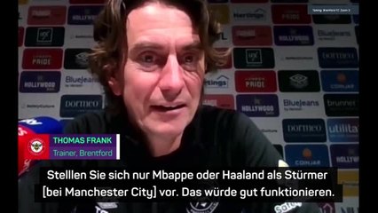 Frank: "Haaland würde gut zu City passen"