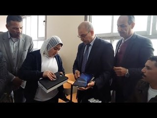 تعليم بورسعيد تسلم 5682 جهاز تابلت للطلاب