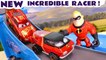 Cars Lightning McQueen Meets a New Incredible Car in this Funny Funlings Race Family Friendly Toy Trains 4U Video for Kids with Hot Wheels Cars