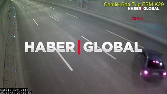 Ümraniye'de tünelde drift yapan sürücünün ehliyeti daimi iptal edildi