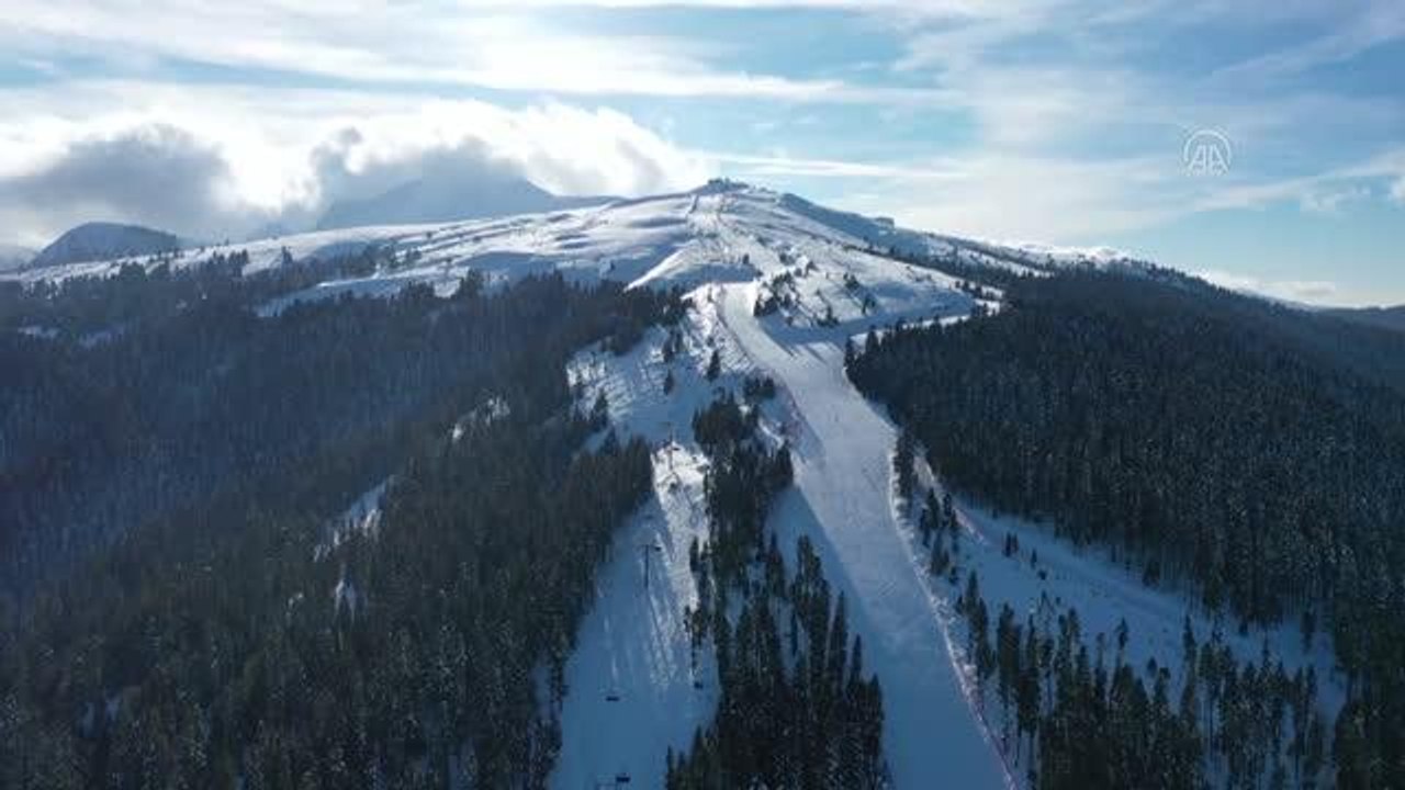 KASTAMONU - Ilgaz Dağı'ndaki oteller yılbaşı öncesi doldu