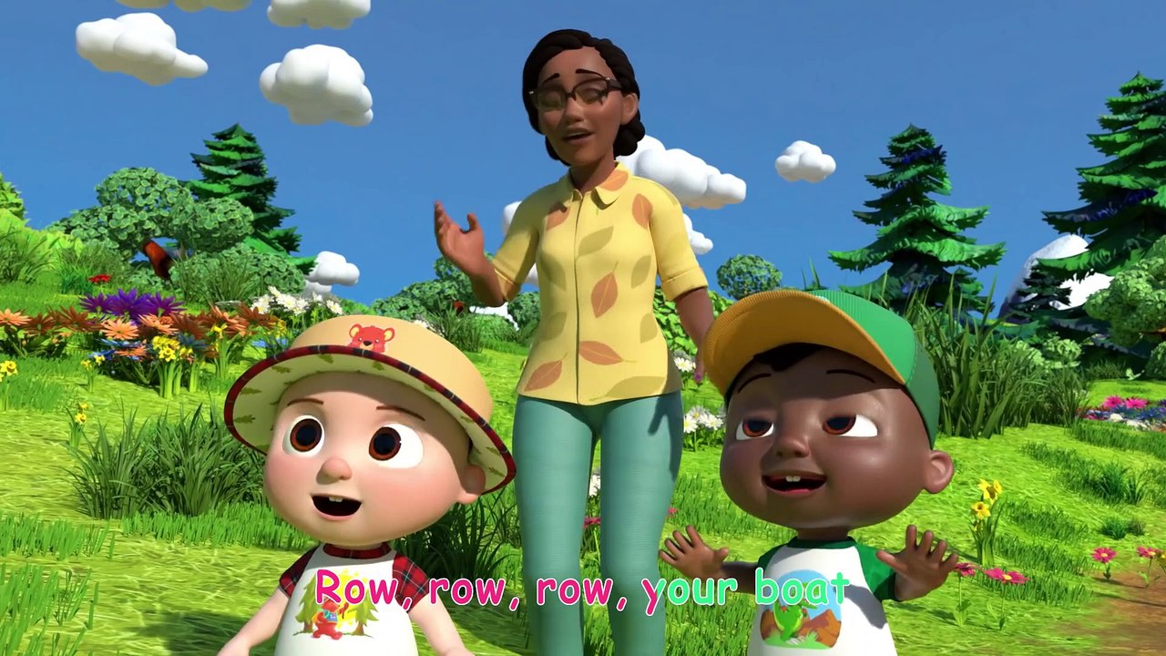 Row Row Row Your Boat | CoComelon Nursery Rhymes & Kids Songs