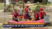 Trinta e seis bombeiros de São Paulo estão na Bahia ajudando os afetados pelas fortes chuvas e o Felipe Bambace mostra para a gente um pouco do trabalho deles. Veja na reportagem.