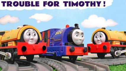 Toy Train Trouble For Timothy Story with Thomas and Friends Trains and the Funlings Toys in this Toy Trains 4U Family Friendly Stop Motion Animation Video for Kids