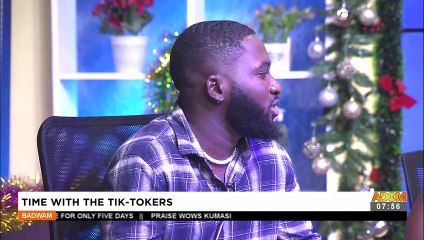 Time with The TikTokers- Badwam Afisem  on Adom TV (29-12-21)