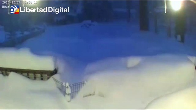 Histórica nevada en California: 5 metros de espesor, la cifra más alta jamás registrada