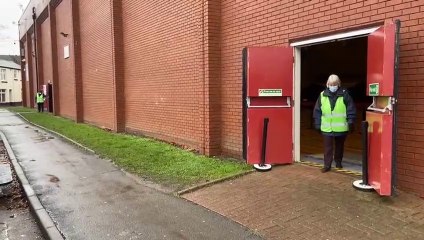 Vaccination sites in Hartlepool on the morning of December 29
