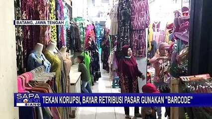 Tekan Korupsi, Pemkab Batang Tarik Retribusi Pasar Pakai Barcode