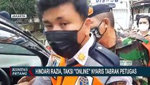 Hampir Tabrak Petugas Dinhub saat Razia Parkir Liar, Sopir Taksi Online Ini Menangis Histeris