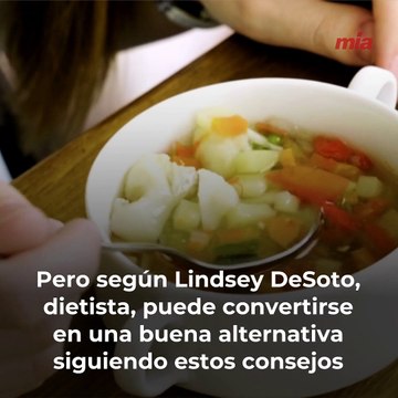 Comer sopa puede ayudarte a perder peso