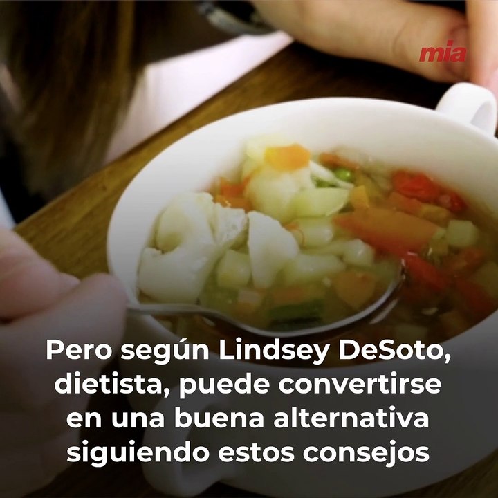 Comer sopa puede ayudarte a perder peso