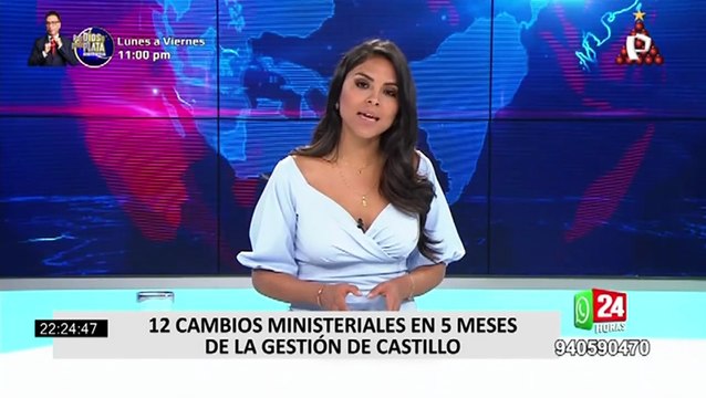 Crisis política: 12 cambios ministeriales en 5 meses de la gestión de Pedro Castillo