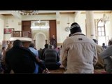 المصلون يؤدون صلاة الغائب على ضحايا الحريق بمسجد محطة مصر