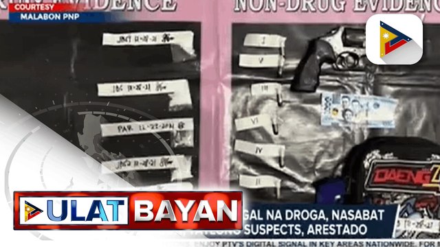 Higit P100K halaga ng iligal na droga, nasabat sa Malabon; Tatlong suspects, arestado