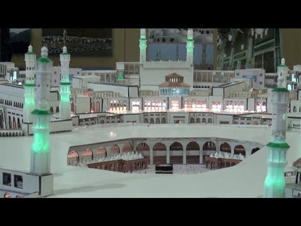جناح السعودية بمعرض الكتاب يعرض مجسمات لمكة والمدينة والحرم