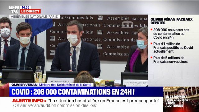 Olivier Véran sur le pass vaccinal: Le projet de loi fait le choix de la science et de la responsabilité
