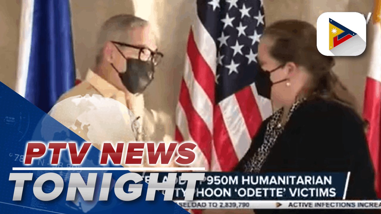 US donates add'l P950M humanitarian assistance to Typhoon 'Odette' victims