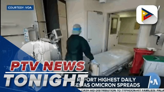 US, Europe report highest daily COVID-19 cases as Omicron spreads; Hong Kong police raid local media office, arrest 6; Bird flu kills thousands of cranes in Israel | via Meg Luna