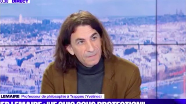 FEMME ACTUELLE - Didier Lemaire inquiet pour sa vie : J'ai une cible dans le dos, je ne vois pas comment on pourrait assurer ma sécurité”