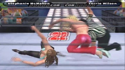 WWE SmackDown! Shut Your Mouth Stephanie McMahon vs Torrie Wilson