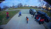 First Ride on Dirt Bike Ends Quickly