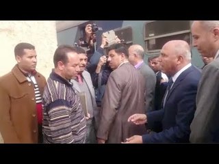 كامل الوزير يكتشف إهمالًا في محطة مصر.. فرامل على الأرض
