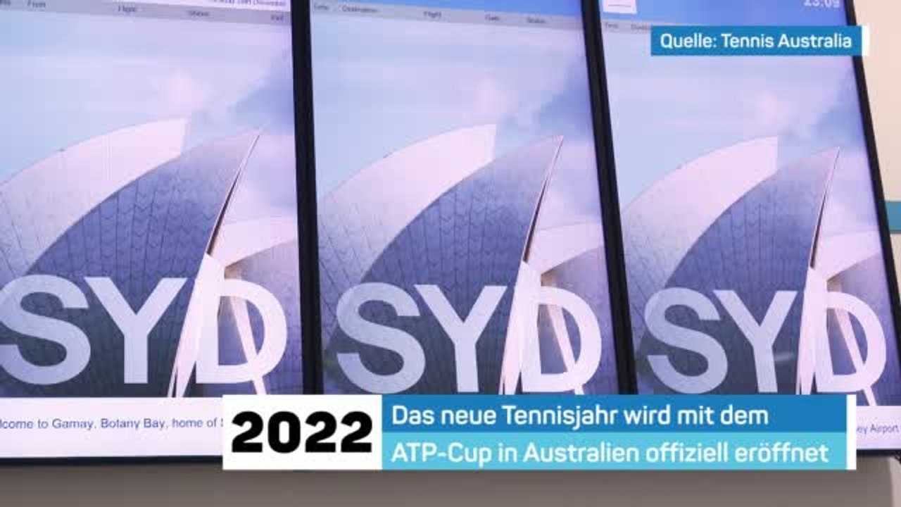 ATP-Cup: Zverev ist in Australien gelandet