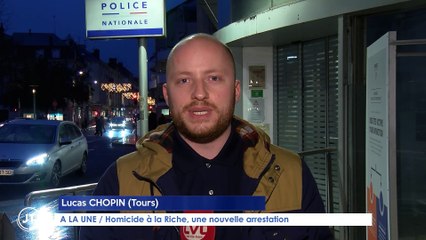 Le Journal - 29/12/2021 - A LA UNE / Homicide à La Riche, un homme en garde à vue prolongée