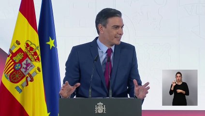 Sánchez: "Estoy muy satisfecho con el trabajo de la vicepresidenta Yolanda Díaz, los ministros lo son de un gobierno, no de un partido"
