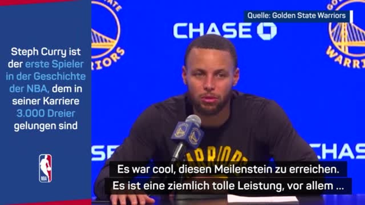 Curry mit nächstem Rekord: “Ziemlich tolle Leistung”