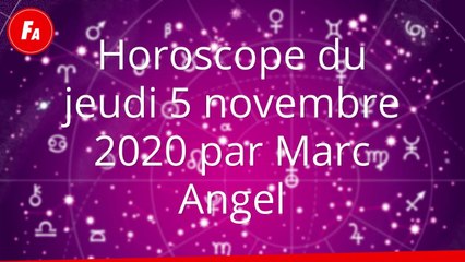 FEMME ACTUELLE - Horoscope Du jeudi 5 novembre 2020 Par Marc Angel
