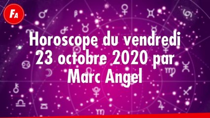 FEMME ACTUELLE - Horoscope Du Vendredi 23 octobre 2020 Par Marc Angel