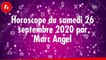 FEMME ACTUELLE - Horoscope Du samedi 26 septembre 2020 Par Marc Angel