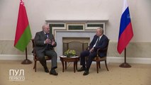 ST. PETERSBURG - Vladimir Putin ve Aleksandr Lukaşenko bir araya geldi